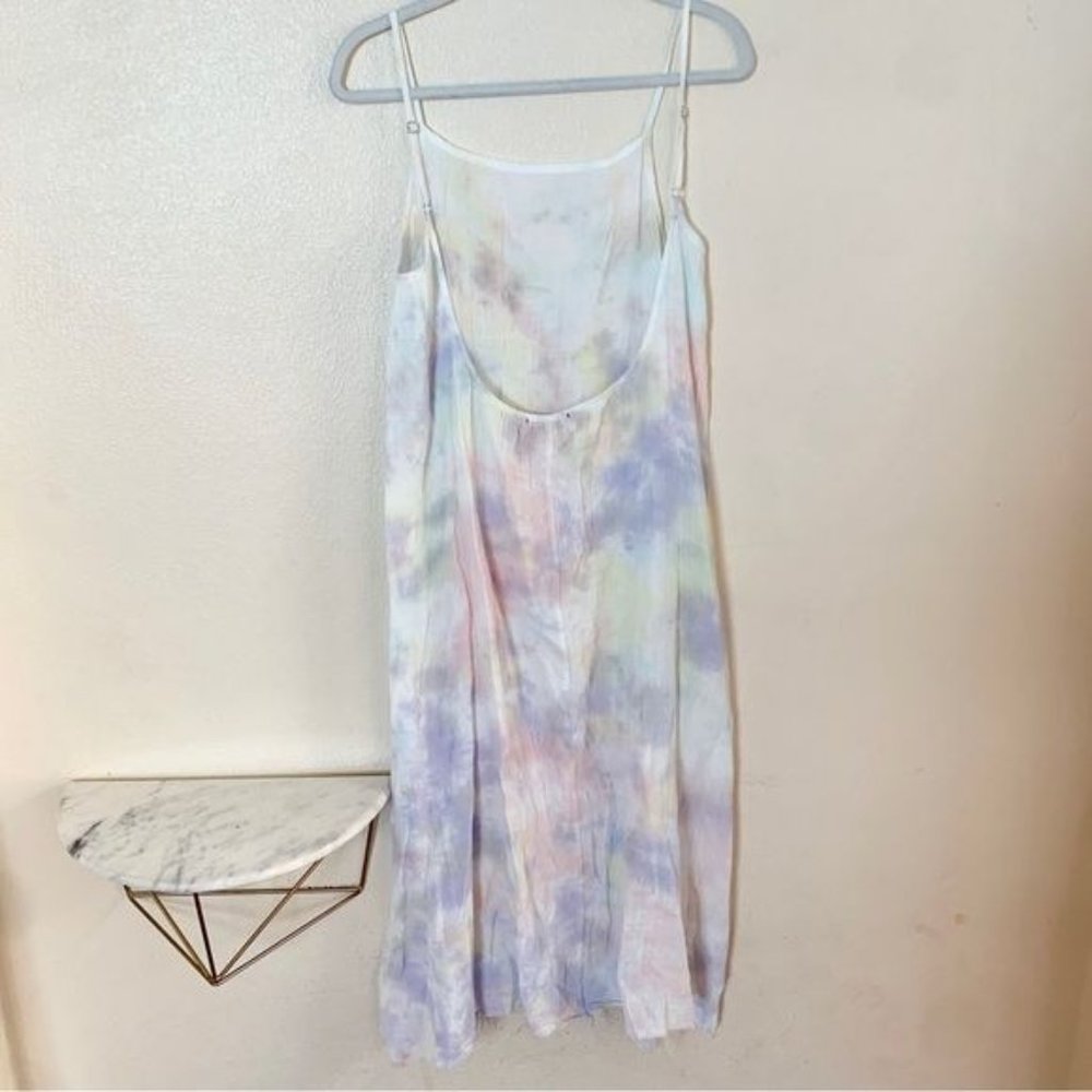 NWT Stark X Low Back Cami midi Dress Tie Dye Cover Up Beach Resort Sz Medium - Picture 6 of 9